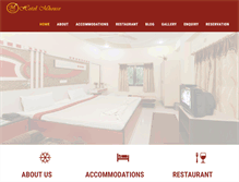 Tablet Screenshot of hotelmhouse.com